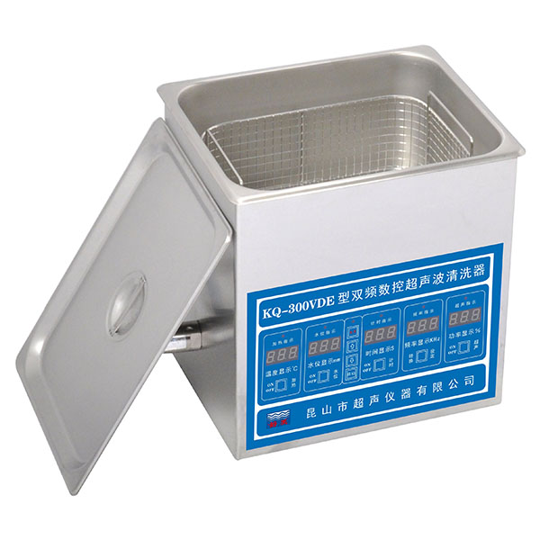 昆山舒美超聲波清洗器KQ-300VDE臺式雙頻數(shù)控超聲波清洗機(jī)